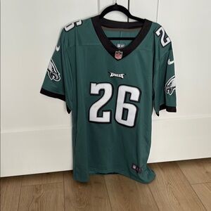 Nike Men's Teal and Black Jersey